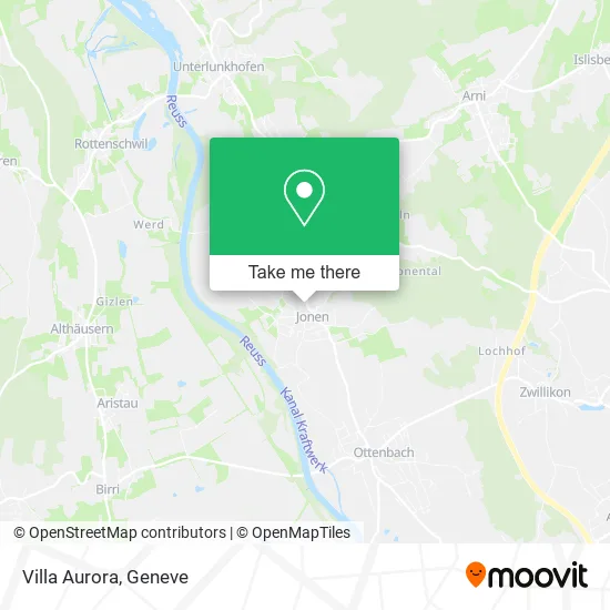 Villa Aurora map