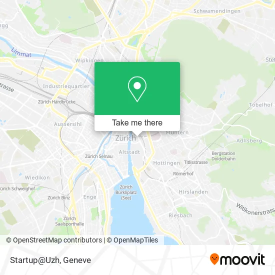 Startup@Uzh map