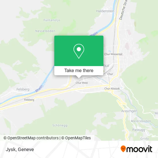 Jysk map