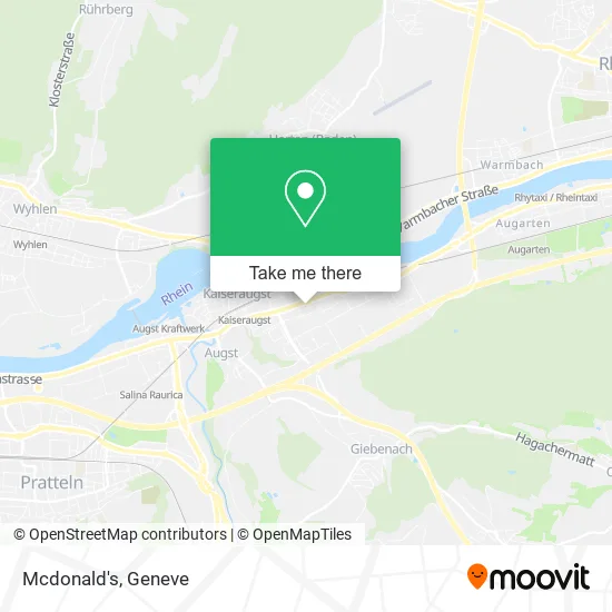 Mcdonald's map