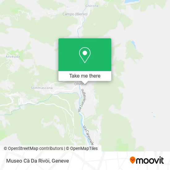 Museo Cà Da Rivöi map