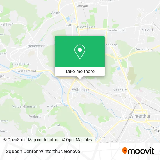 Squash Center Winterthur map