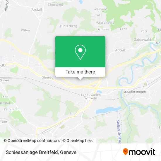 Schiessanlage Breitfeld map