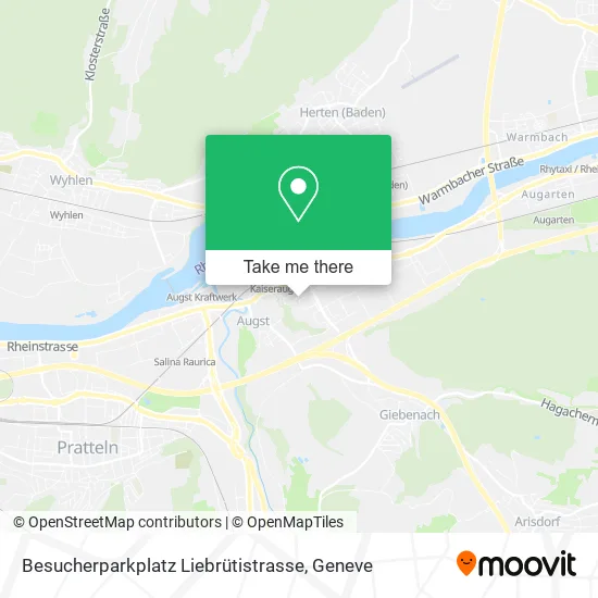 Besucherparkplatz Liebrütistrasse map