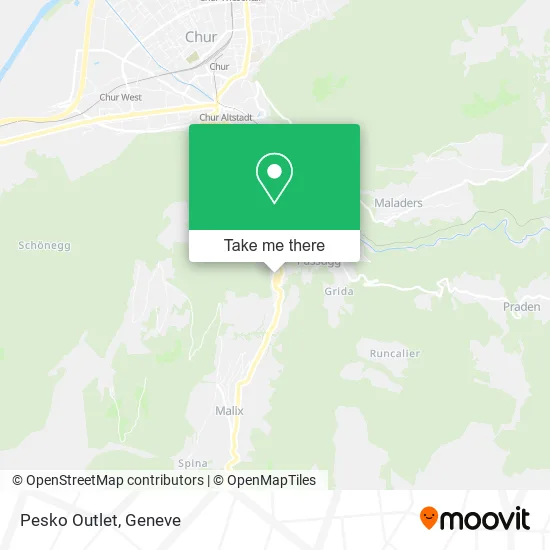 Pesko Outlet map