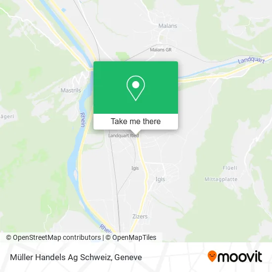 Müller Handels Ag Schweiz map
