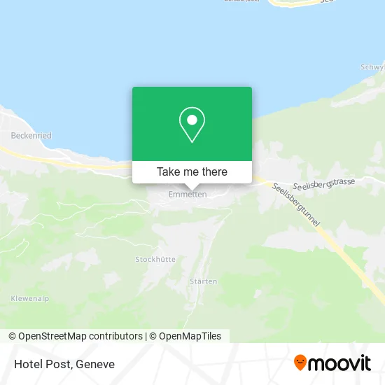 Hotel Post map