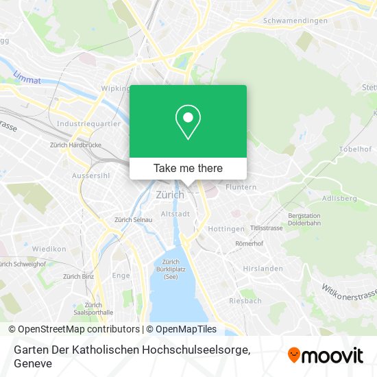 Garten Der Katholischen Hochschulseelsorge map