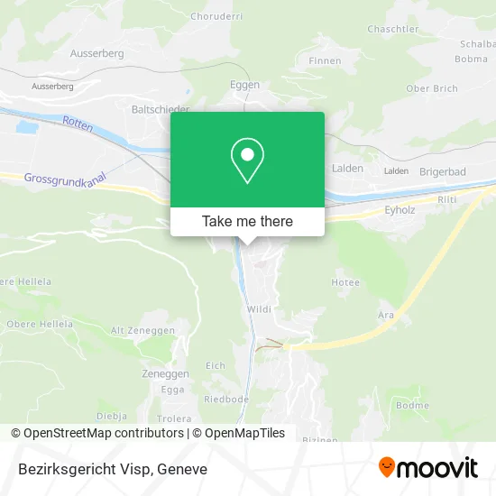 Bezirksgericht Visp plan