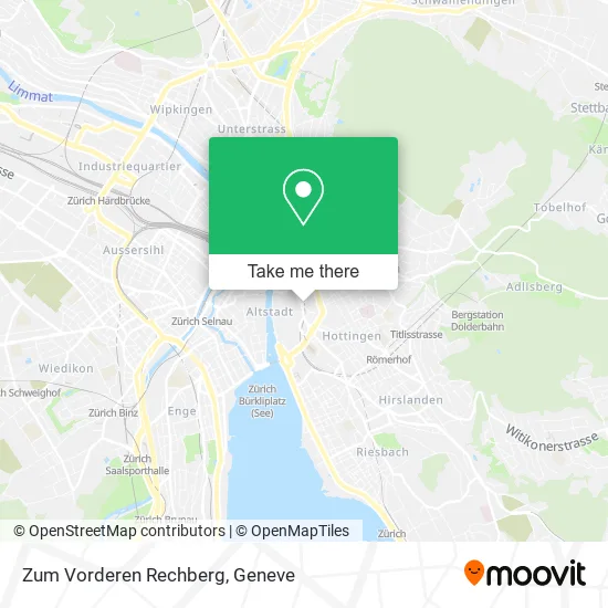 Zum Vorderen Rechberg map