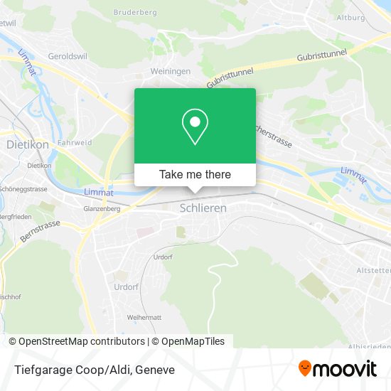 Tiefgarage Coop/Aldi map