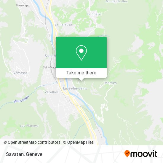Savatan map