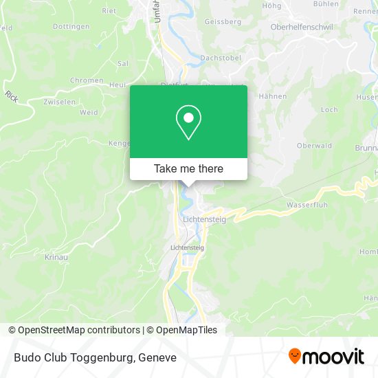 Budo Club Toggenburg map