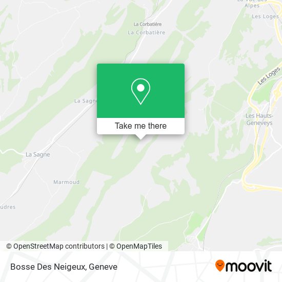 Bosse Des Neigeux map