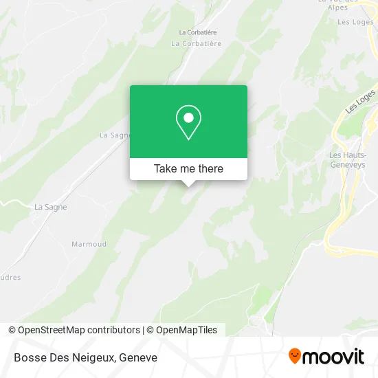 Bosse Des Neigeux map