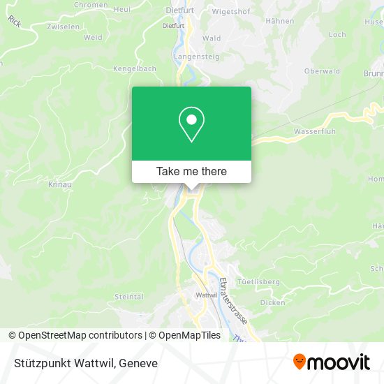 Stützpunkt Wattwil map