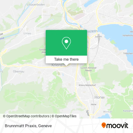 Brunnmatt Praxis map