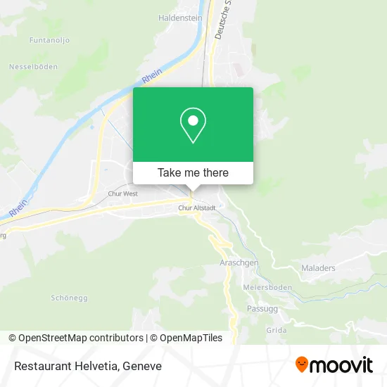 Restaurant Helvetia map