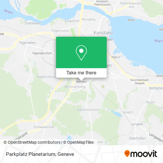 Parkplatz Planetarium map