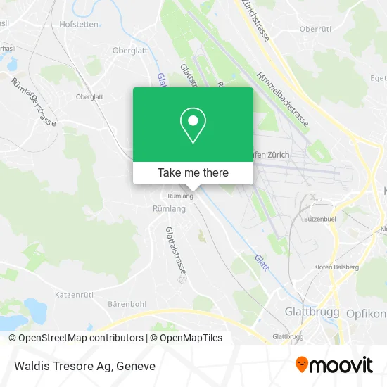 Waldis Tresore Ag map