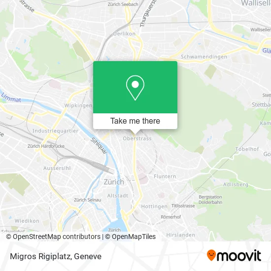 Migros Rigiplatz map
