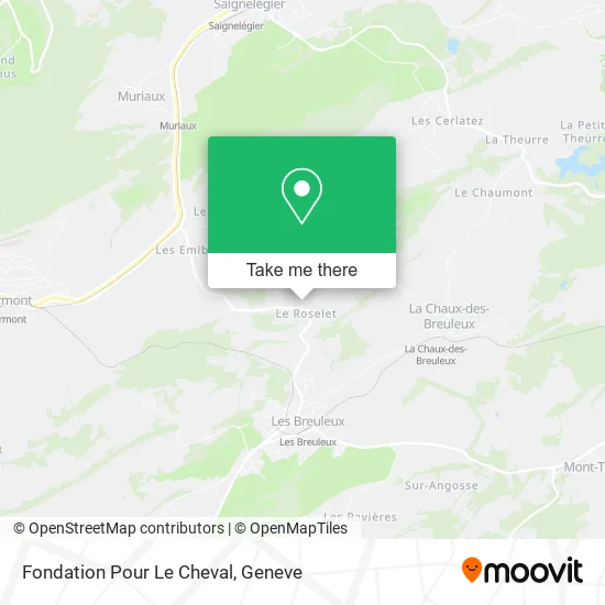 Fondation Pour Le Cheval map