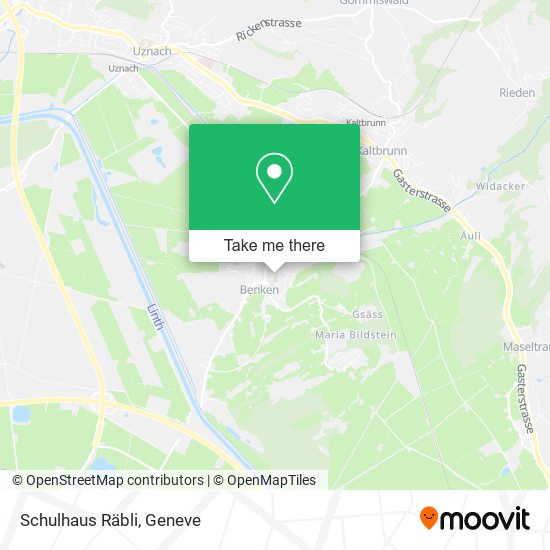 Schulhaus Räbli map