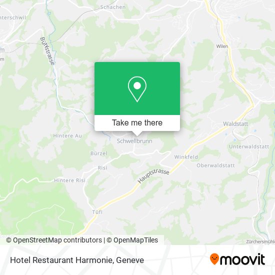 Hotel Restaurant Harmonie map