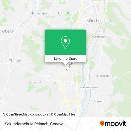 Sekundarschule Reinach map