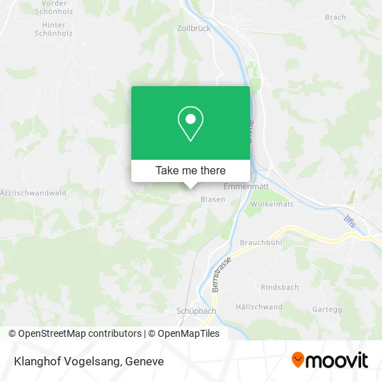 Klanghof Vogelsang map
