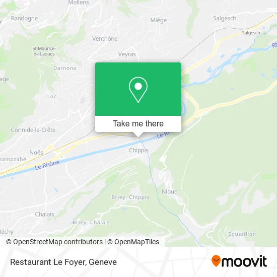 Restaurant Le Foyer map