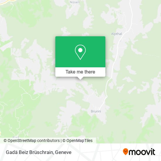 Gadä Beiz Brüschrain map