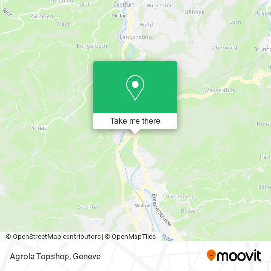 Agrola Topshop map