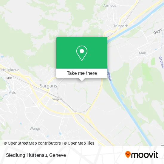 Siedlung Hüttenau plan