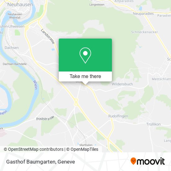 Gasthof Baumgarten map