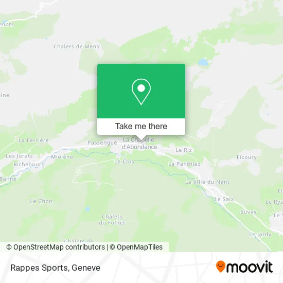 Rappes Sports map
