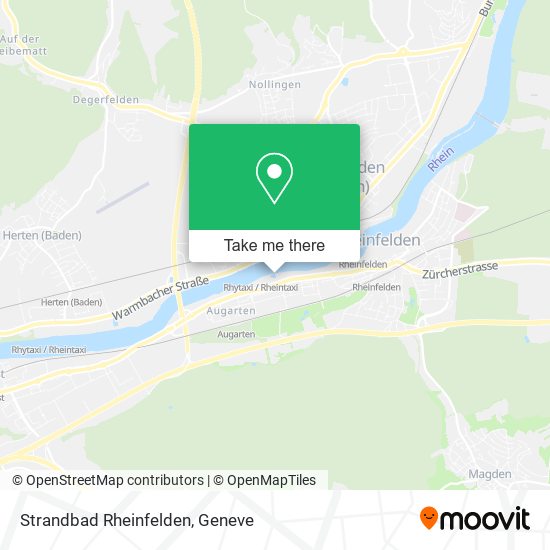 Strandbad Rheinfelden map