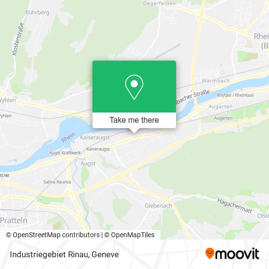 Industriegebiet Rinau map