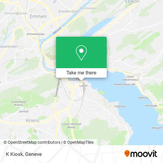 K Kiosk map