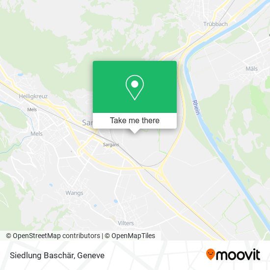 Siedlung Baschär map