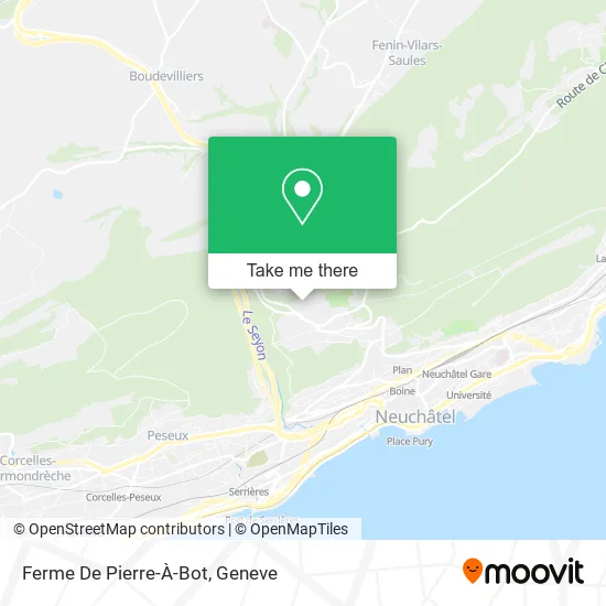 Ferme De Pierre-À-Bot map