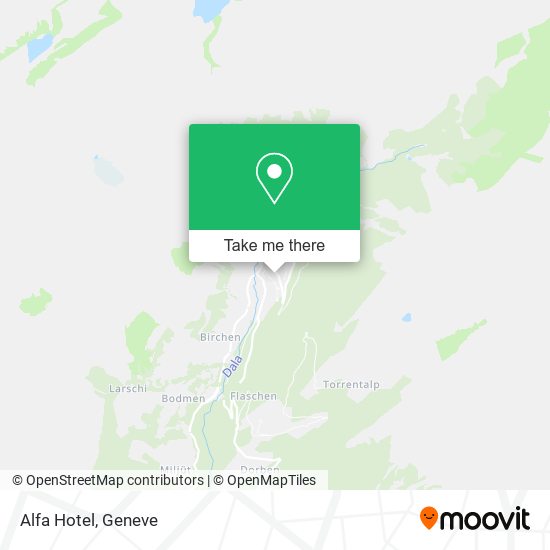 Alfa Hotel map