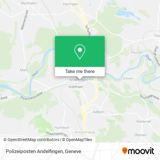 Polizeiposten Andelfingen map