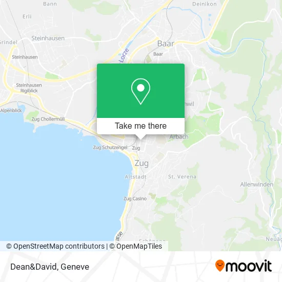 Dean&David map