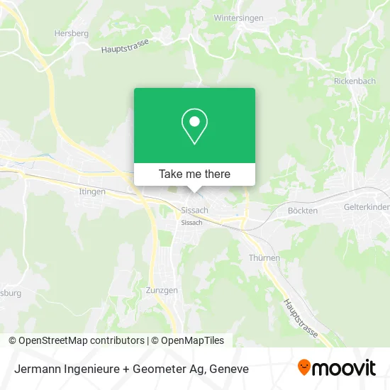 Jermann Ingenieure + Geometer Ag map