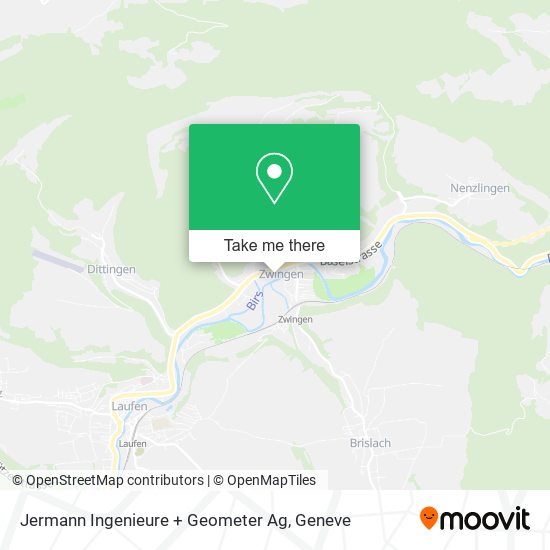 Jermann Ingenieure + Geometer Ag map