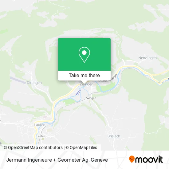 Jermann Ingenieure + Geometer Ag map