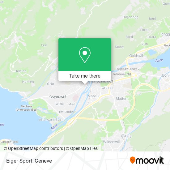 Eiger Sport map