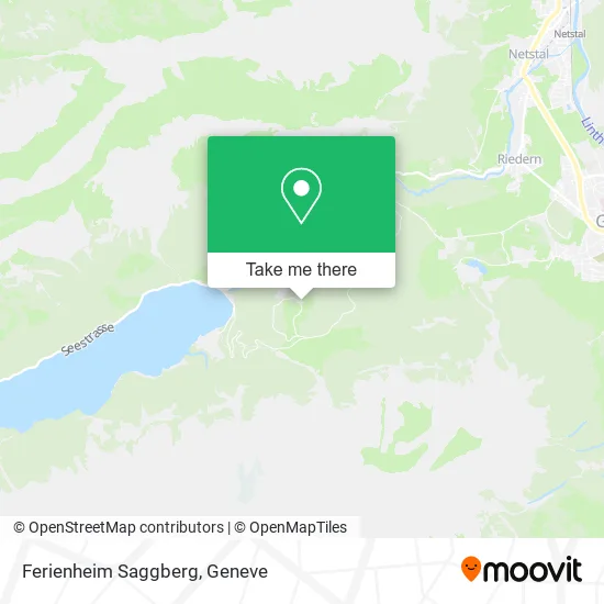 Ferienheim Saggberg map