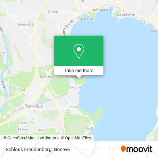 Schloss Freudenberg map